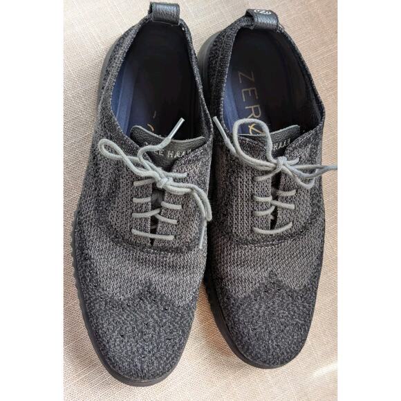 Cole Haan Zerogrand Stitchlite Oxfords Black Gray Men's Size 11 M Shoes C27563 - Picture 7 of 9